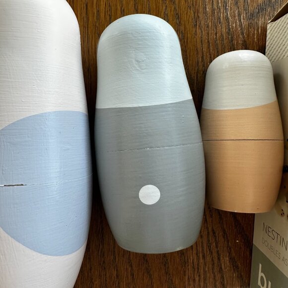 NWOT Australian Animals Nesting Dolls Wooden Toy Koala Echidna Galah - Picture 4 of 9